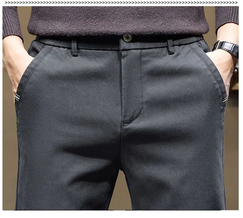 Winter Fleece Smart Casual Trousers