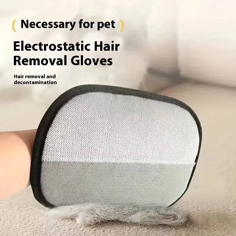 Pet Hair Remover Portable Washable Clothes Hair Dehairing Gloves Pet Cleaning Products Pet Accessories