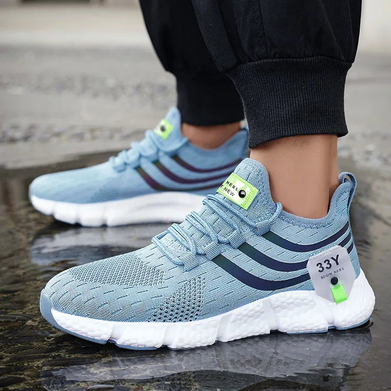 Lightweight Breathable Mesh Sports Sneakers