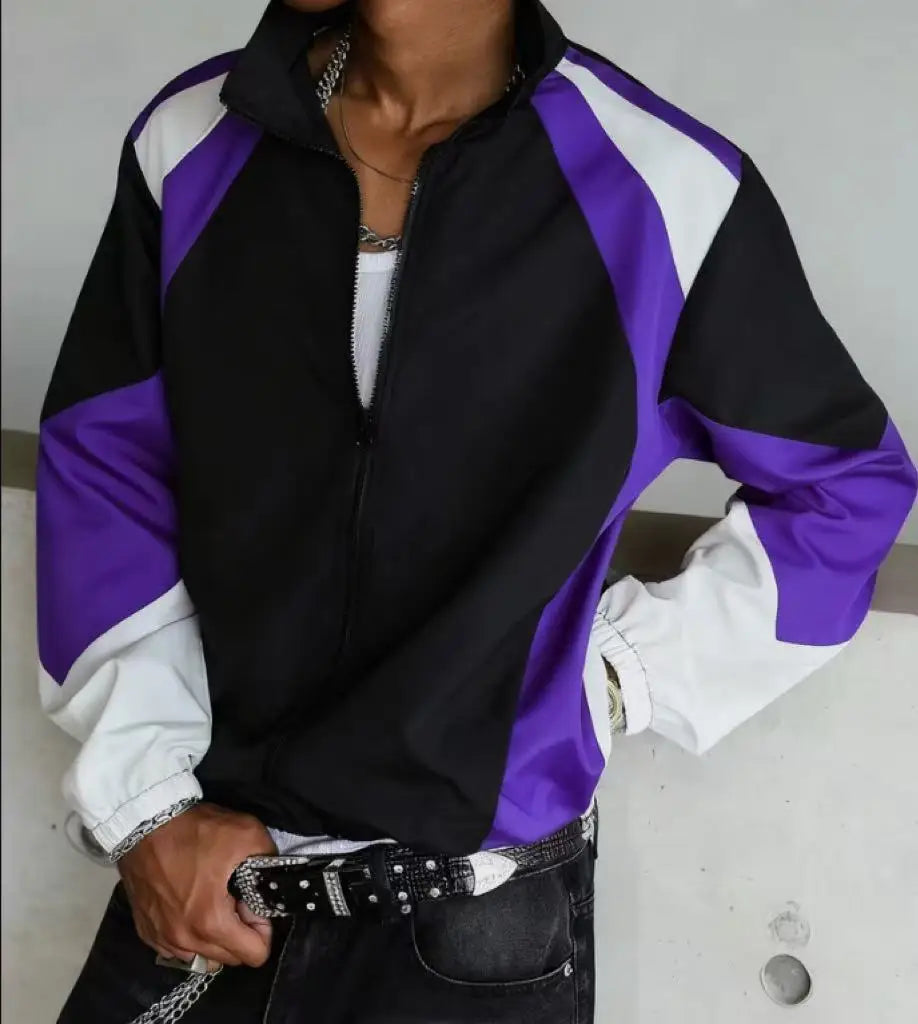 Lightweight Color Block Jacket