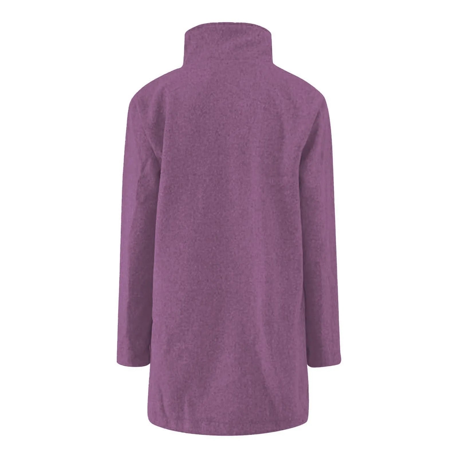 Womens Wool Cardigan Coats With Pockets Ladies Lapel Long Jacket Coat Fashion Solid Casual Winter Jackets for Women Plus Coat