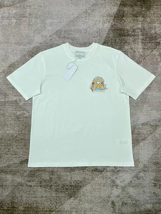 Oversized Fruit Logo Cotton Tee