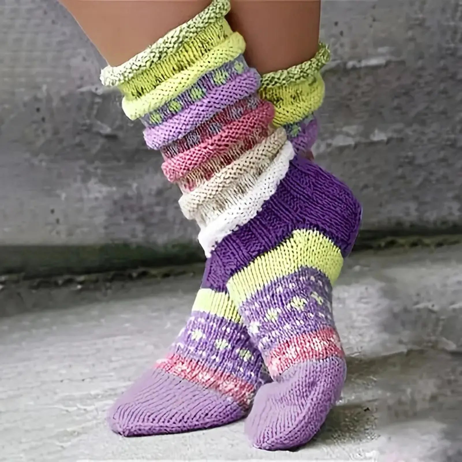 Thermal Winter Jacquard Stocking Socks
