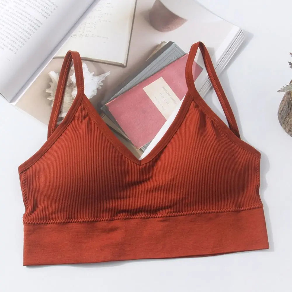 Sexy Nylon Thin Strapes Sports Bra Fitness Sport Brassiere Tops Gym Bra Backless Push Up Bras Running Women Sports Bra Women Bra
