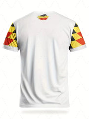 Men's Slim Fit German National Team Football Jersey Breathable Training Tops Lightweight Sports T-Shirt For Fitness And Matches