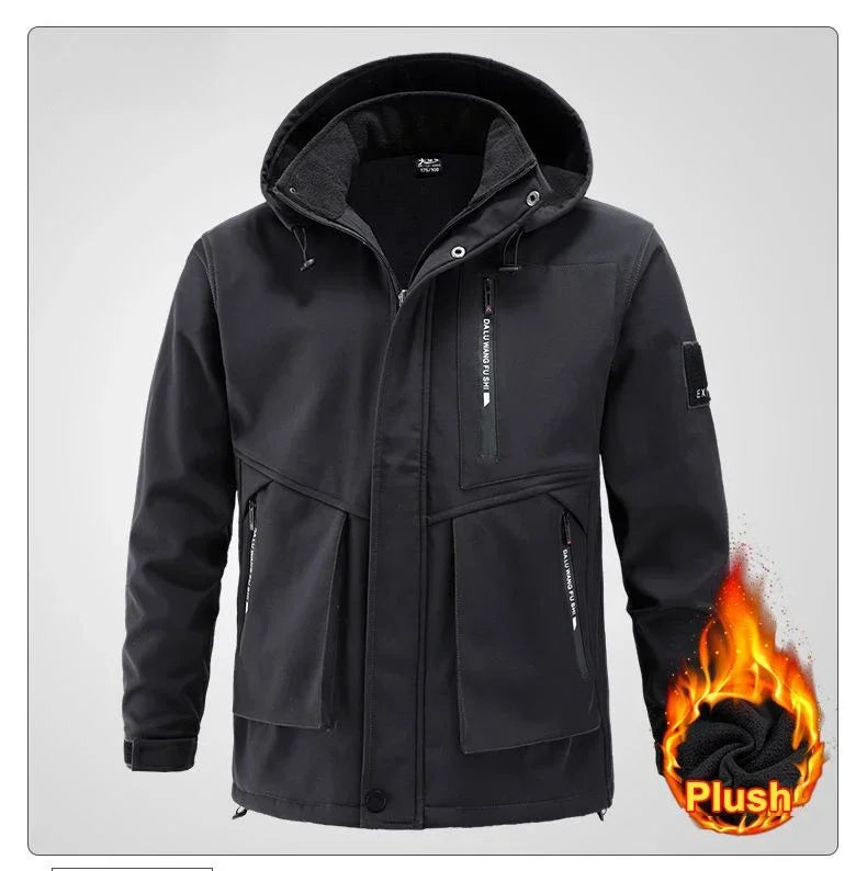 Winter Padded Hiking Jacket Suit