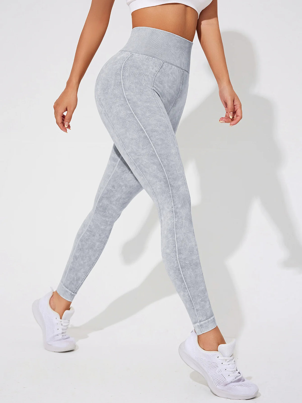 Women Vintage Leggings Gym Fitness Athletic Workout Elastic Leggins Good Elastic Yoga Pants Push Up Sports Training Tights
