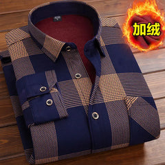 Fleece Plaid Thermal Shirt Jacket
