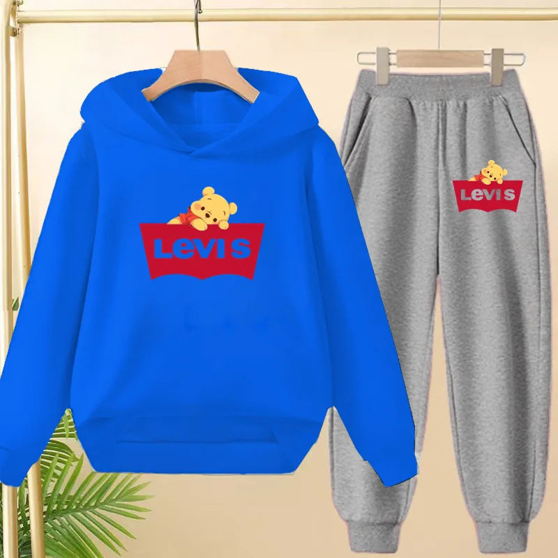 Kids Hooded Sportswear Set
