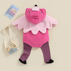 Unicorn Hooded Romper Socks Set