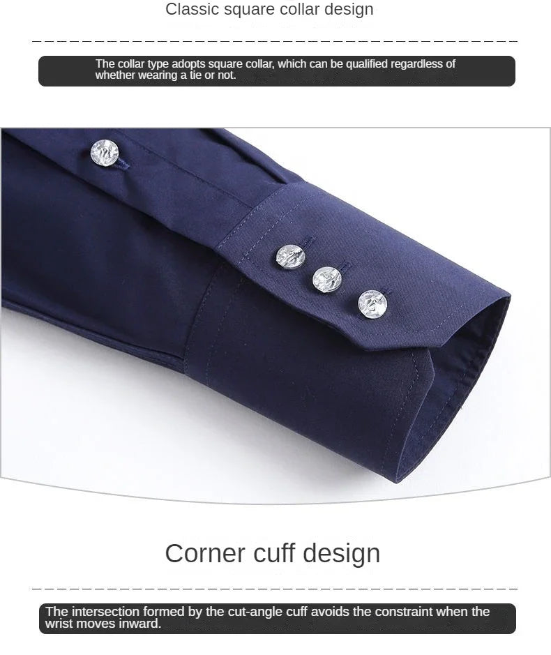 Korean Slim Non-Iron Dress Shirt