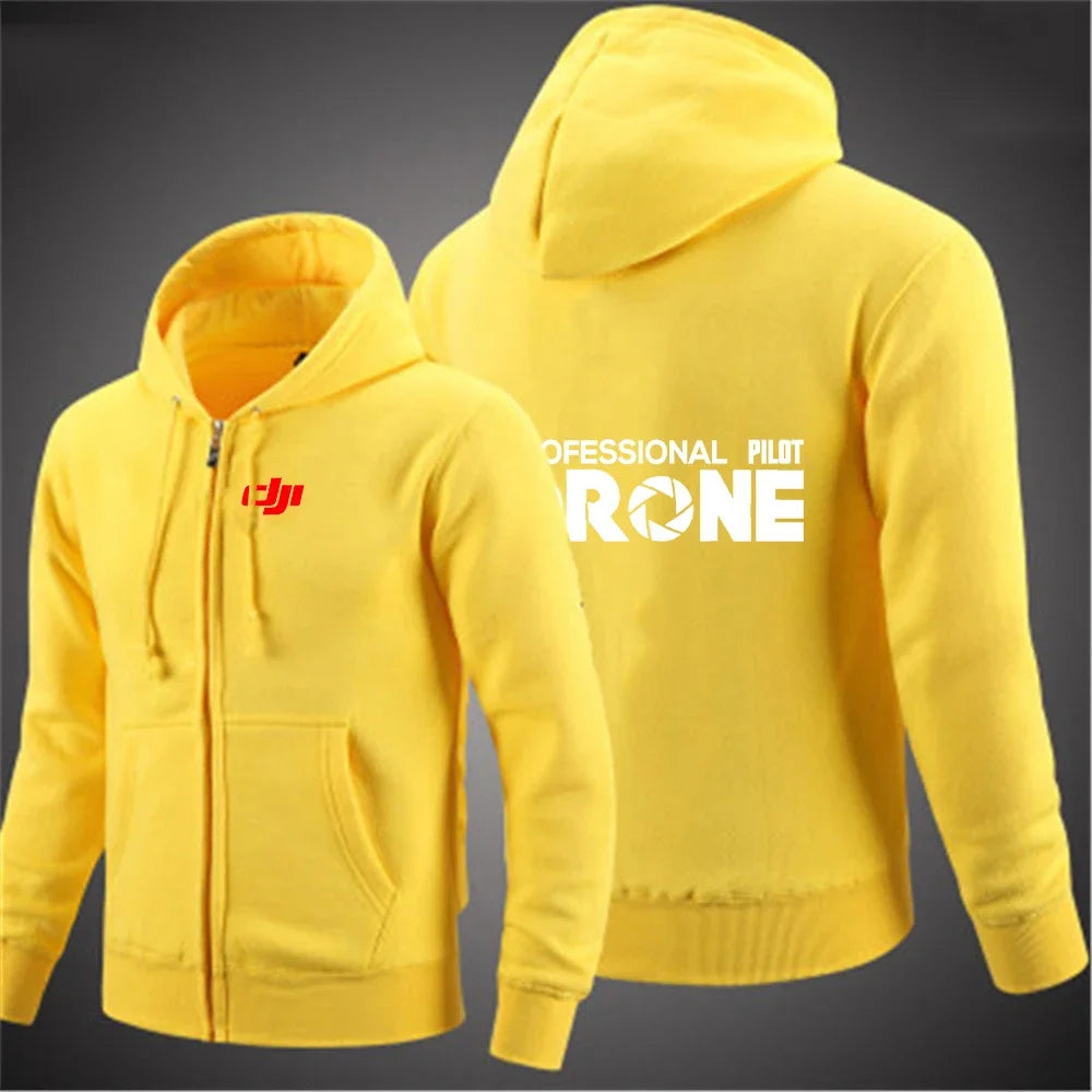 Men's Gothic Printed Zipper Hoodie Street Hoodie