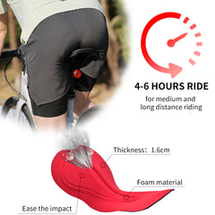 WOSAWE MTB Shorts Summer Men Cycling Shorts 2 in 1 Mountain Bike Padded Shorts Double Layer Downhill Bike Quick Dry Short Pants