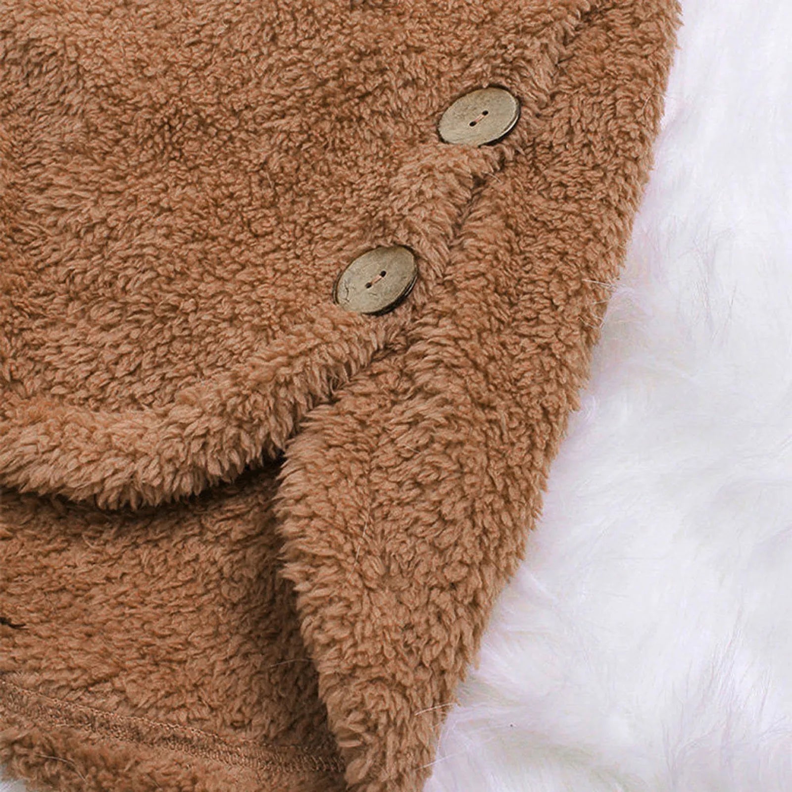 Plush Wool Blend Winter Coat