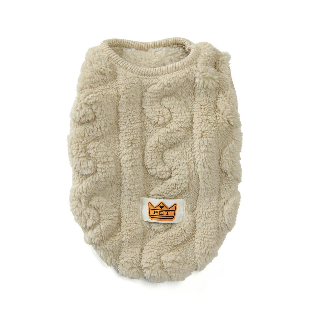 Soft Fleece Pet Vest Swater for Small Dogs Cats Autumn Winter Warm Puppy Clothes Pullover Chihuahua Rabbit Costume Pet Apparel
