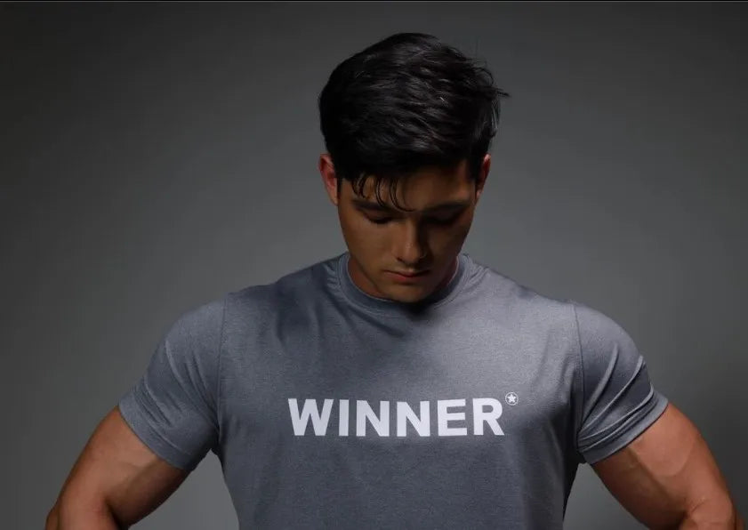 Men Muscle Shirt Slim Fit Bodybuilding Tshirt Men Workout Fitness Shirts Top Tees