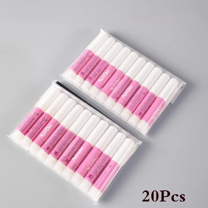Nail Glue for Press on Nails for Nail Tips Acrylic Nail Glue Long Lasting Super Strong Nail Glue for Nails Salon