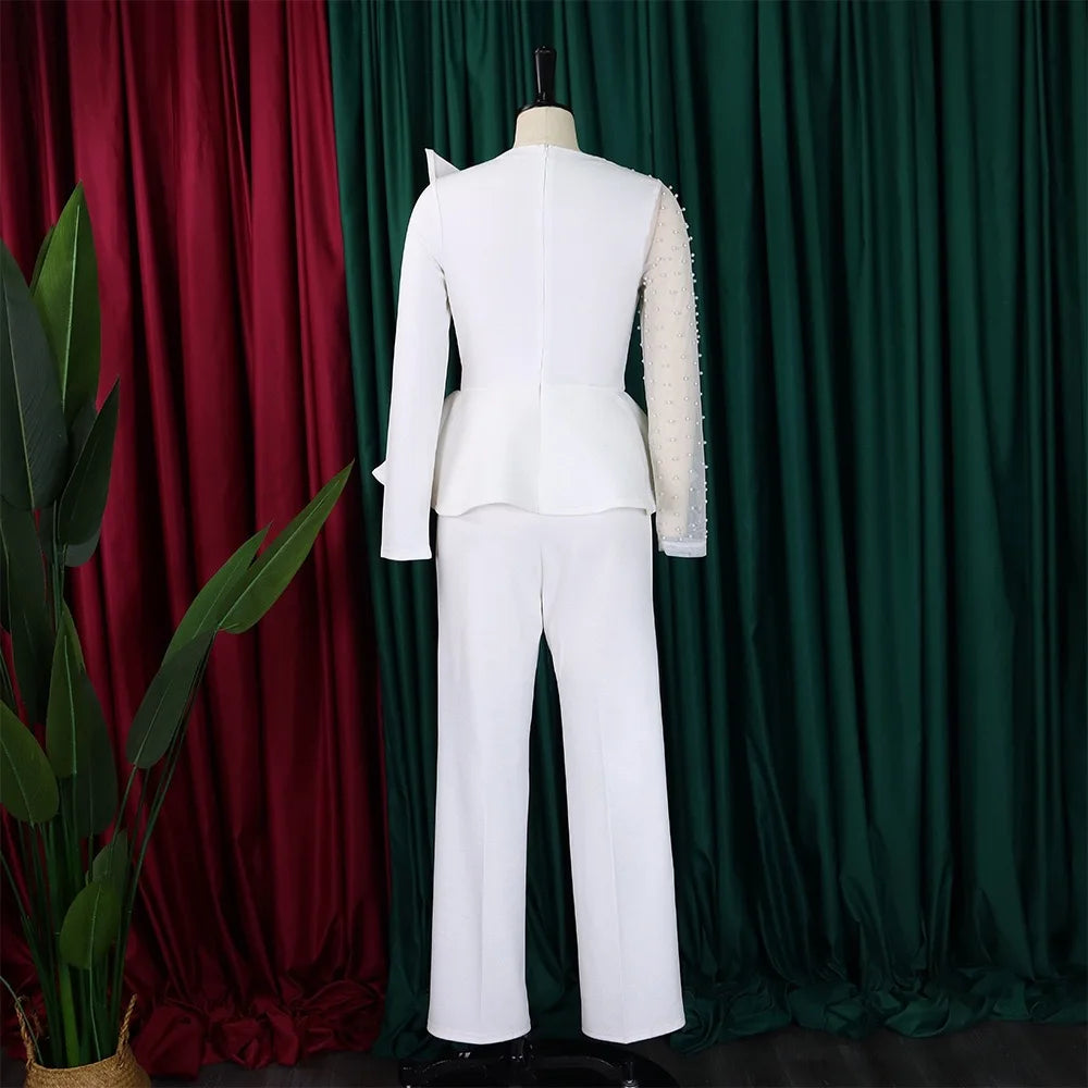 Luxury Beaded Party Night Jumpsuit