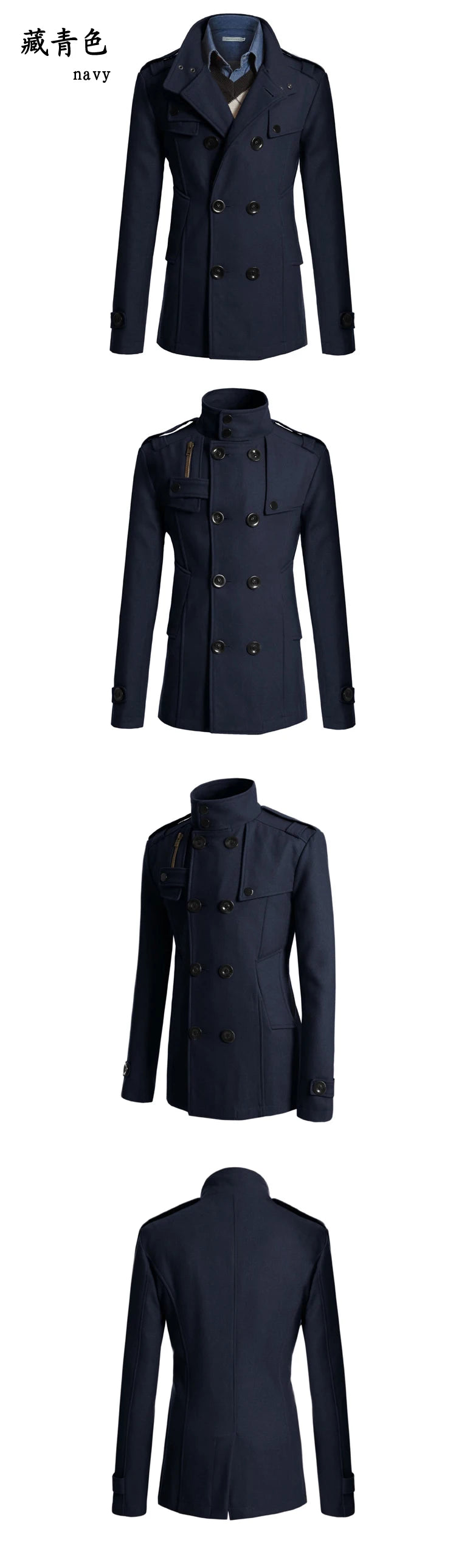 Winter Formal Men Long Coat