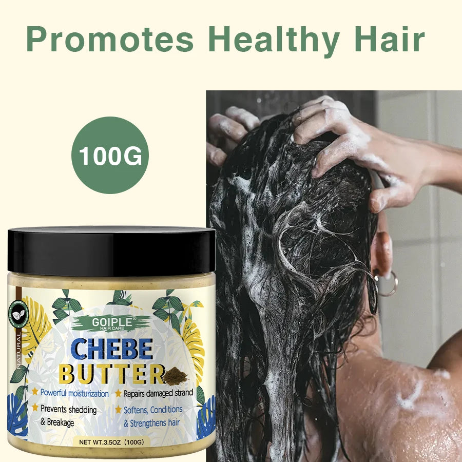 Hair Care 5pcs Rosemary & Chebe Oil Men and Women Dry Frizzy Hair Moisturize Nourish Products Chebe Butter & Powder with Serum