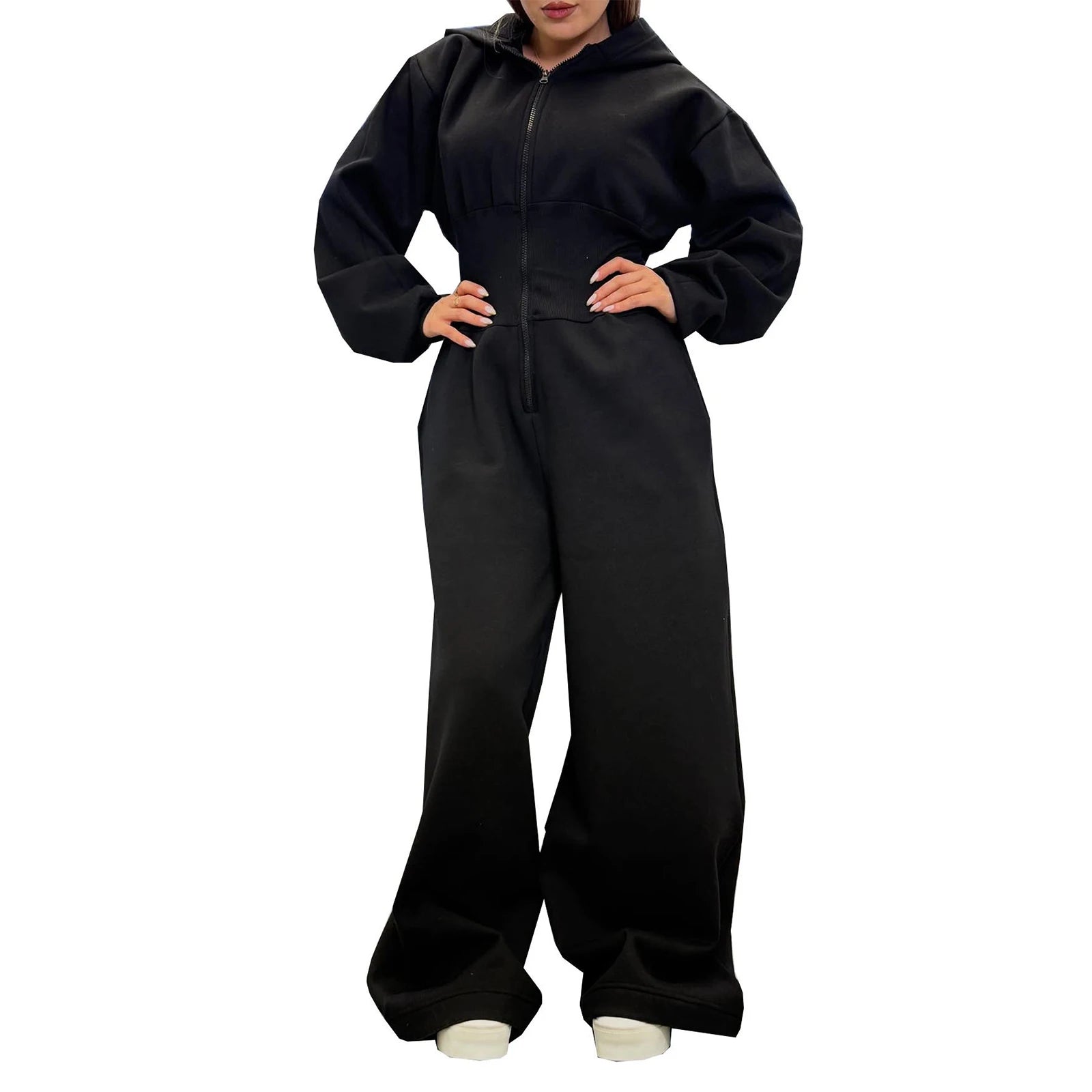 Casual Hooded Winter Jumpsuit