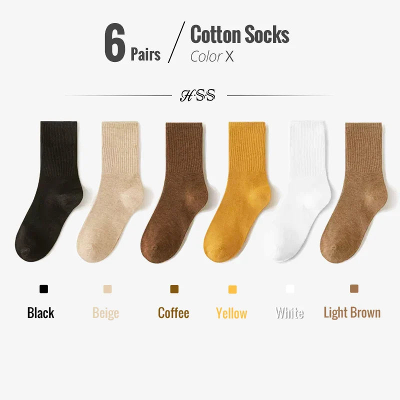 Combed Cotton Business Crew Socks