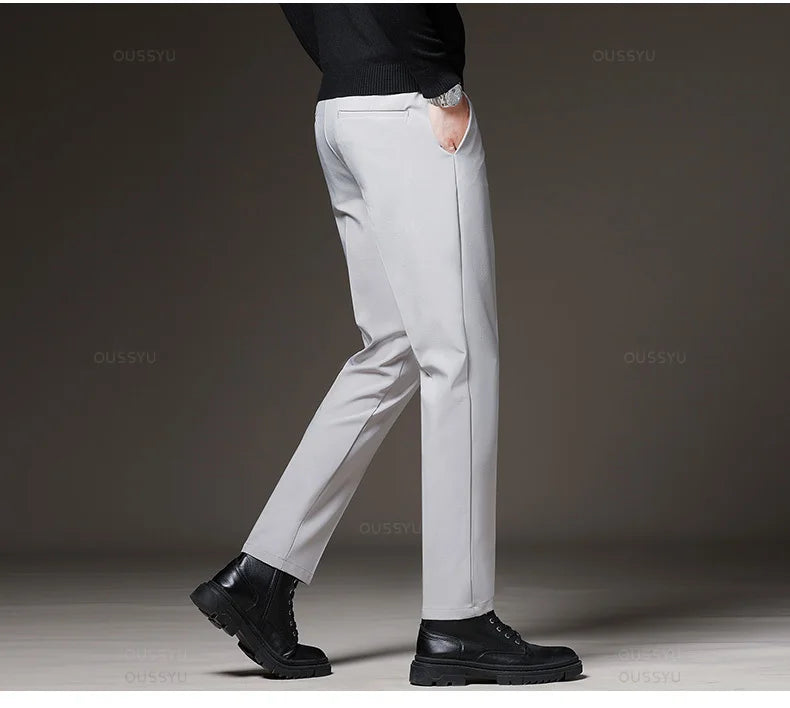Slim Fit Korean Business Trousers