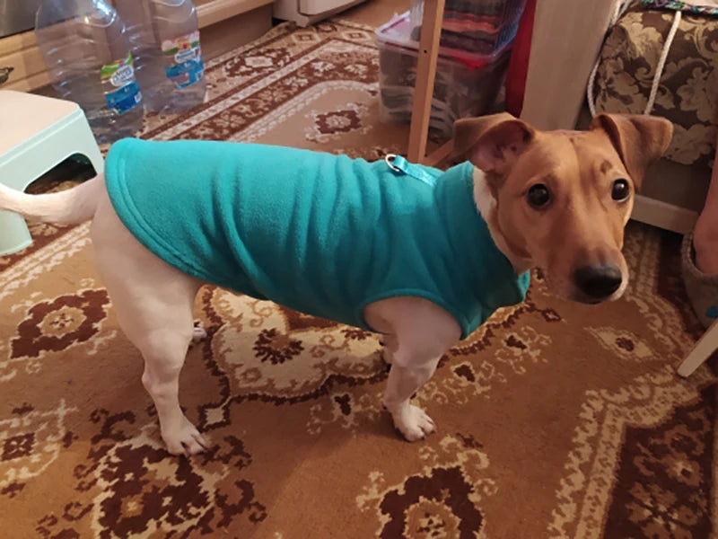 D-Ring Warm Fleece Dog Vest