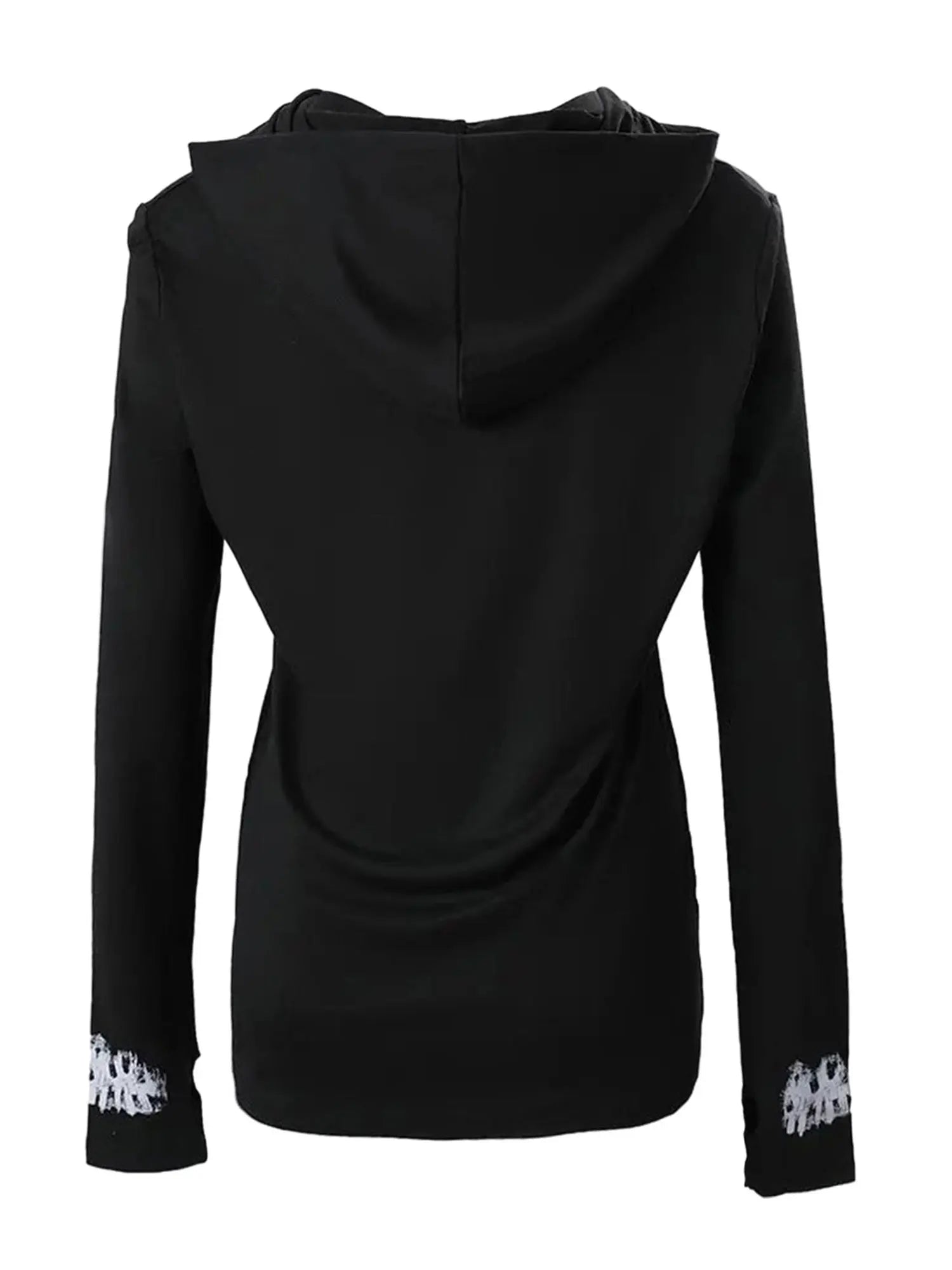 Skull Hooded Pullover