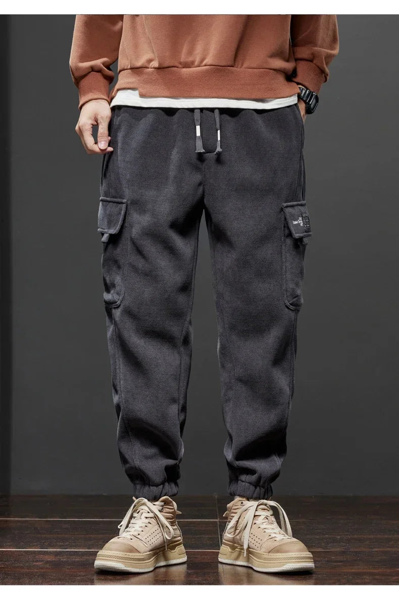 Elastic Waist Casual Jogger Pants