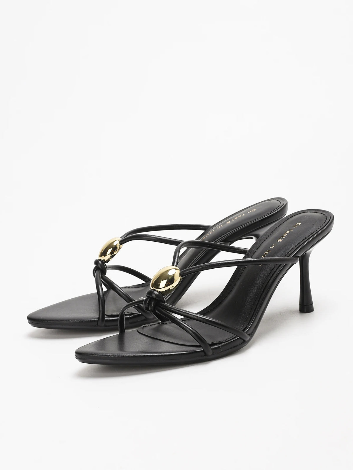 Women's fashionable, elegant, comfortable, simple and versatile high heels, peep-toe breathable slip-on stilettos.