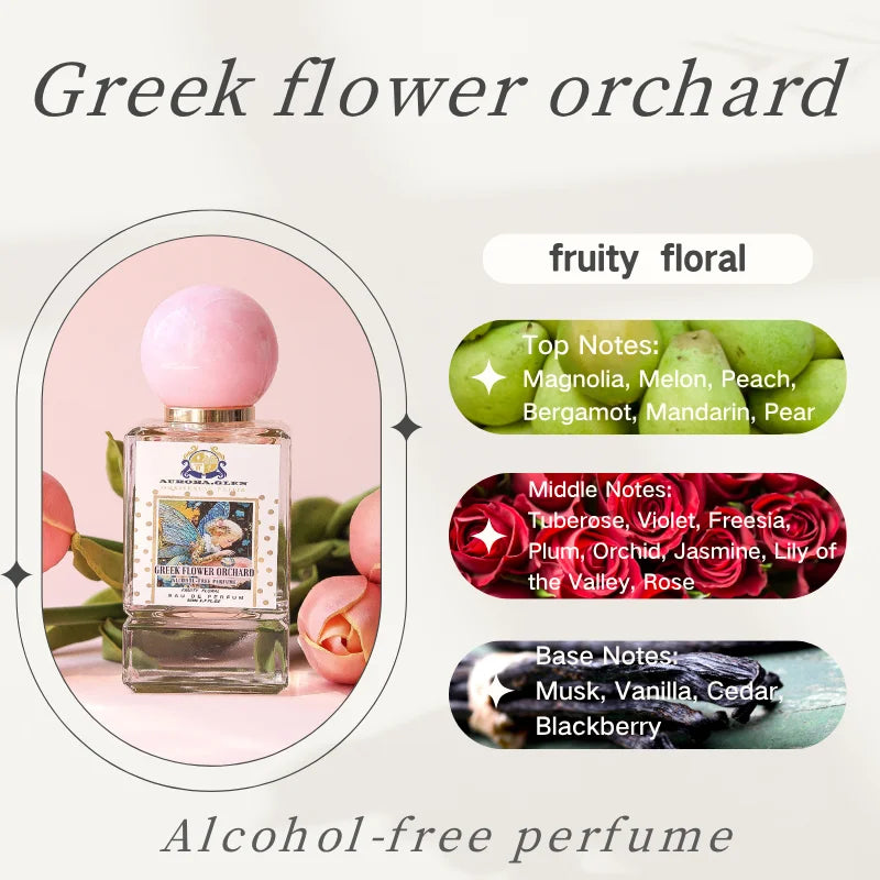 Pure Rose Floral Scent Women's Fragrance Oil Long-Lasting 50ml Body Mist For Clothing Bedroom Diffusion Compatible with Aroma