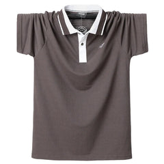 Striped Plus Size Summer Polo
