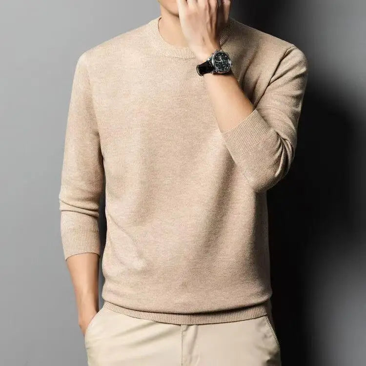 Elastic Warm Knit Pullover