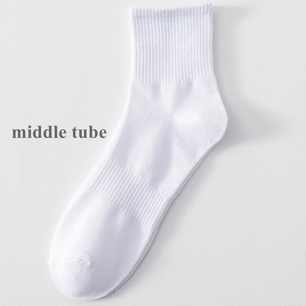 Plus Size Cotton Crew Socks