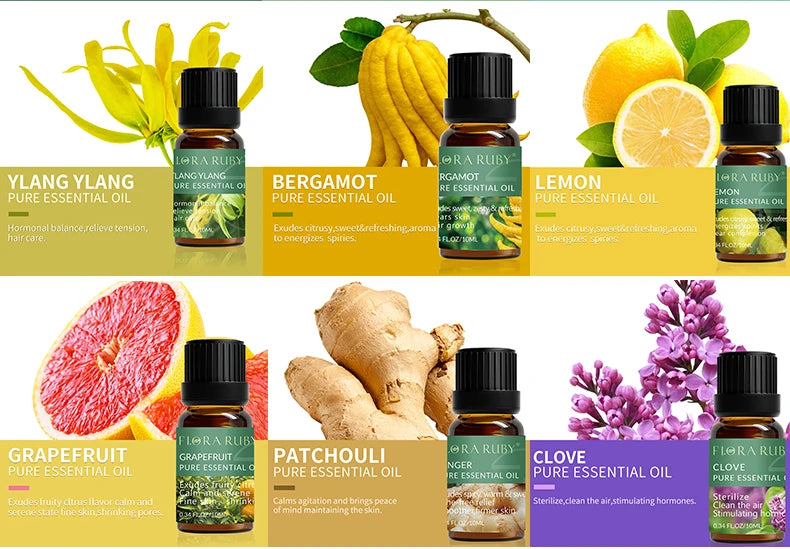 36 Natural Aromatherapy Essential Oils