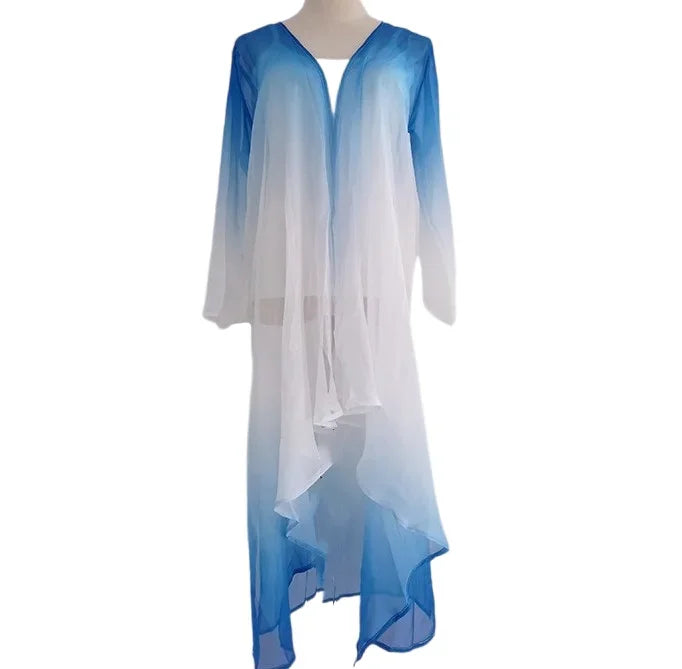 Classical Gradient Chiffon Dance Dress