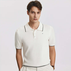Cotton Embroidered Casual Polo Shirt