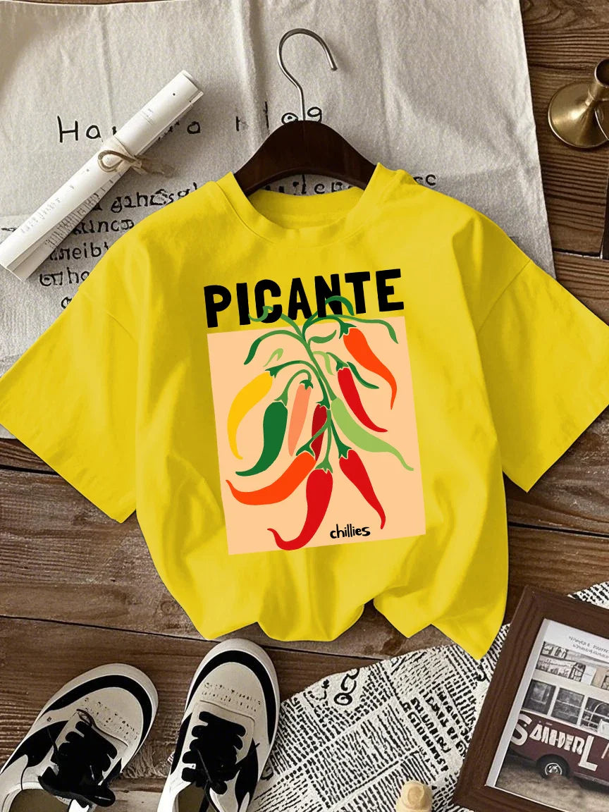 Picante Chillies Streetwear Cotton Tee