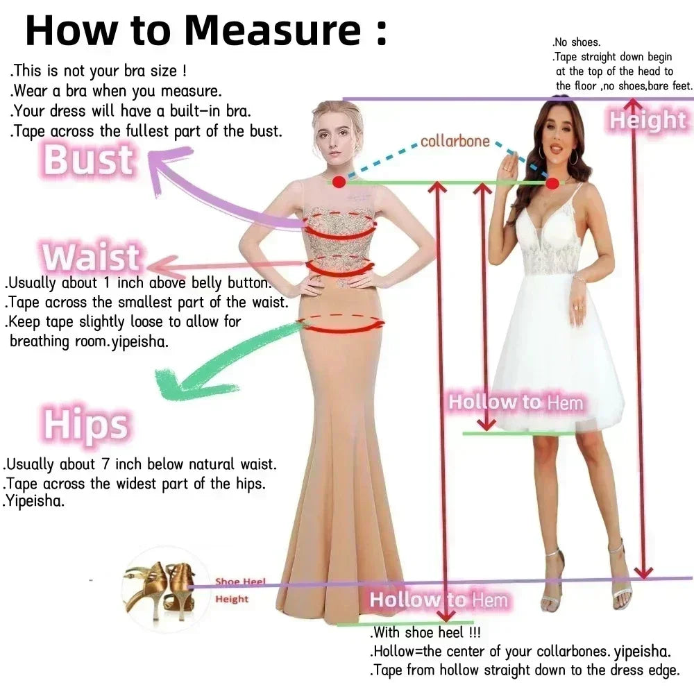 Black Evening Dress For Women V‑Neck Tulle Puff Long Sleeve Shoulder Beaded Embellishment Short Inner Dress Flowy Long Sheer