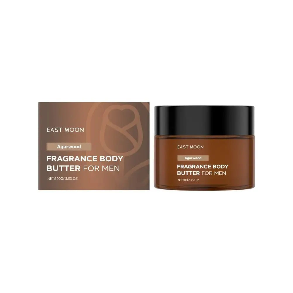 100g Refreshing Men Gentle Care Dry Skin Deep Nourishing Cream Cologne Scent Body Lotion Agarwood Fragrance Body Butter For Men