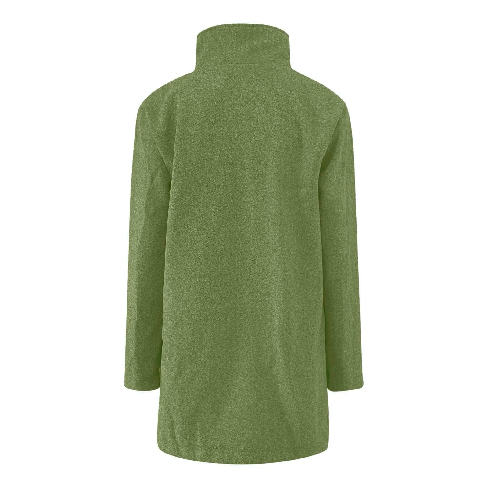 Womens Wool Cardigan Coats With Pockets Ladies Lapel Long Jacket Coat Fashion Solid Casual Winter Jackets for Women Plus Coat