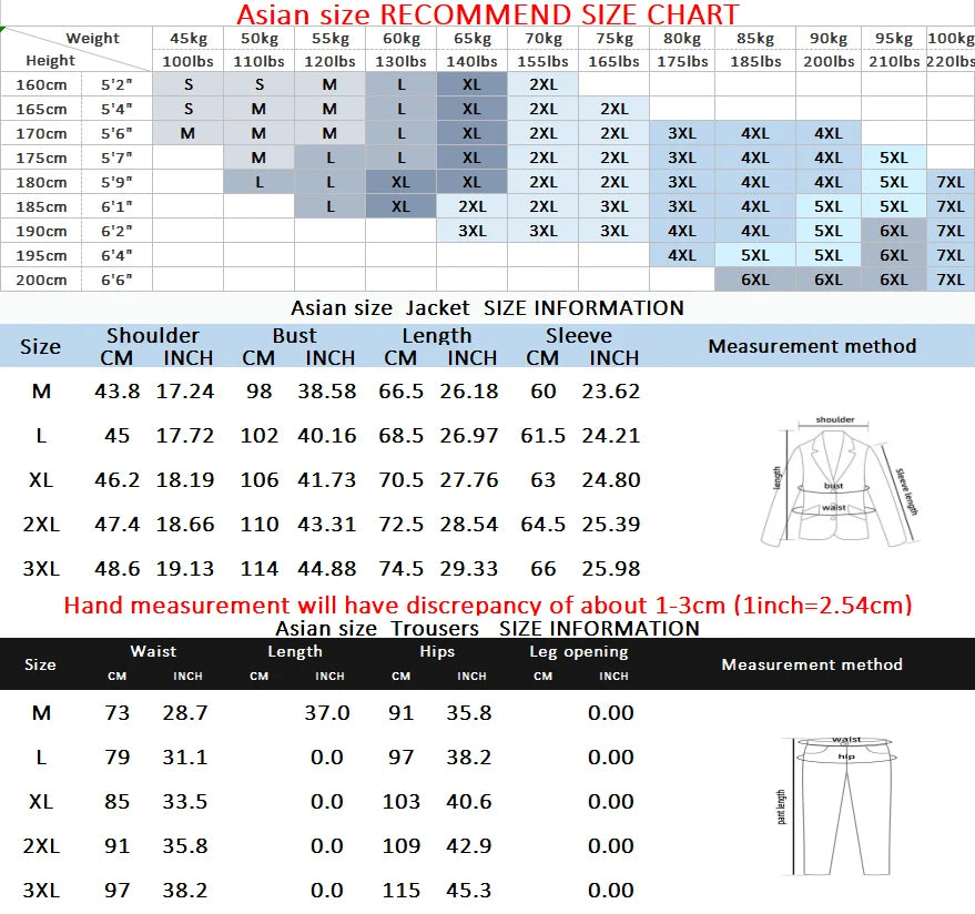 Modern Wedding Business Suit Set