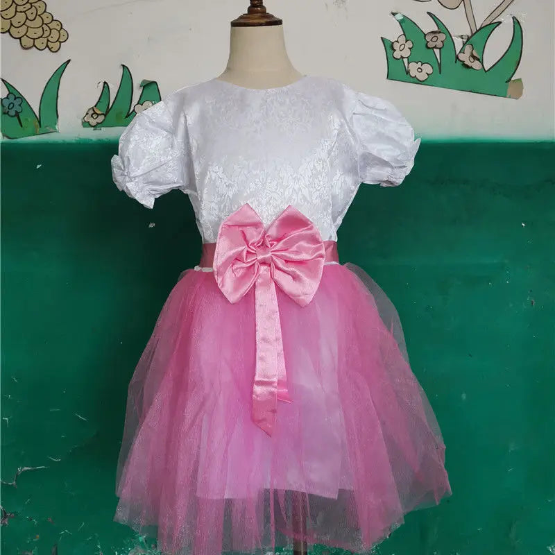 Trailing Princess Party Girls Dress