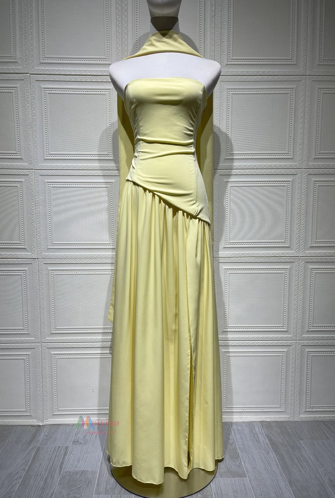 Chiffon Lace Ethereal Evening Gown