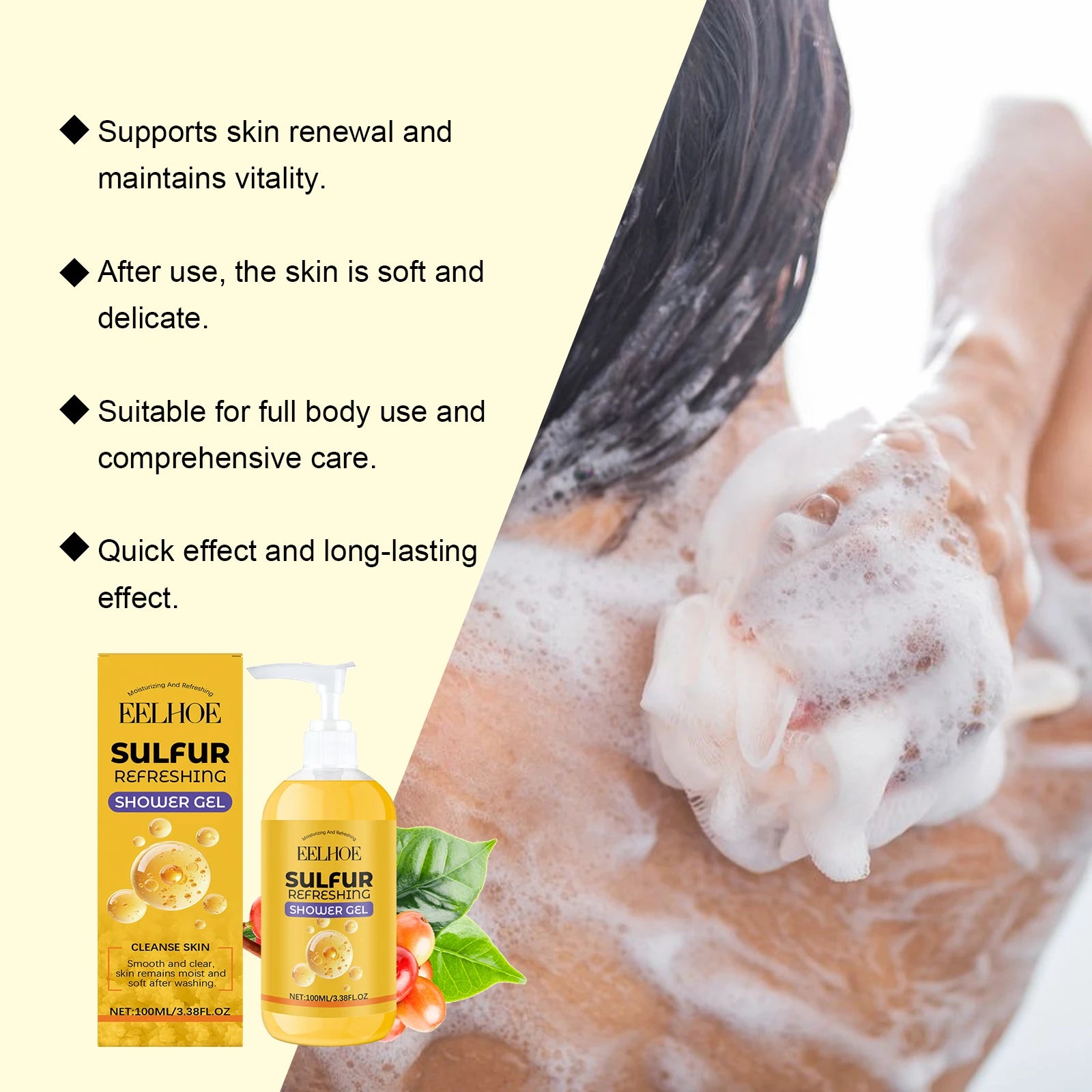 Sulfur Scalp Cleansing Shower Set