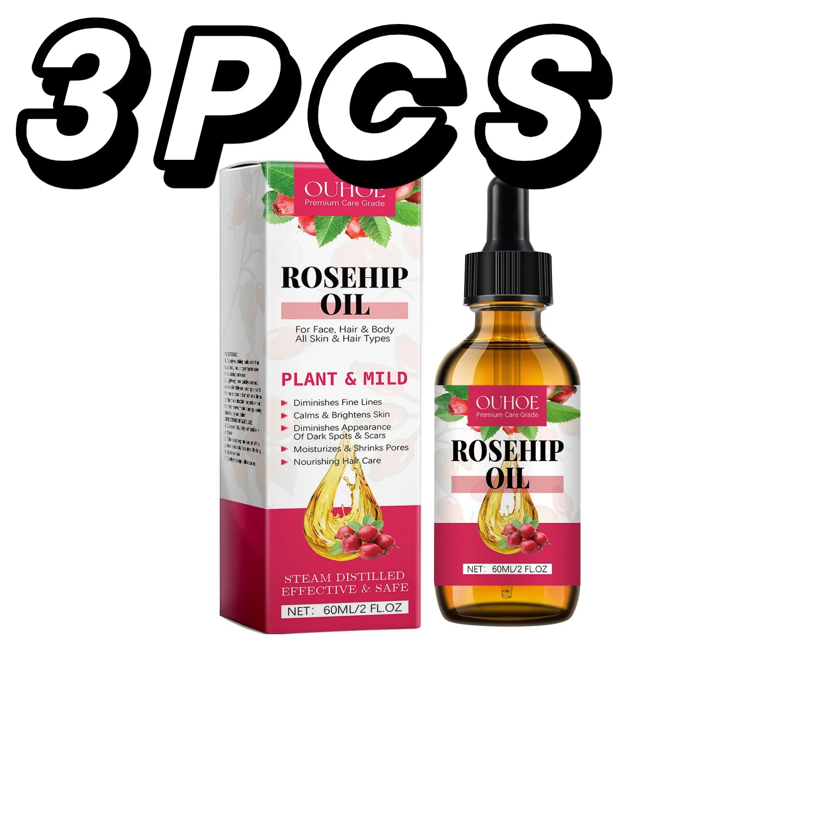 Organic Rosehip Facial Repair Oil