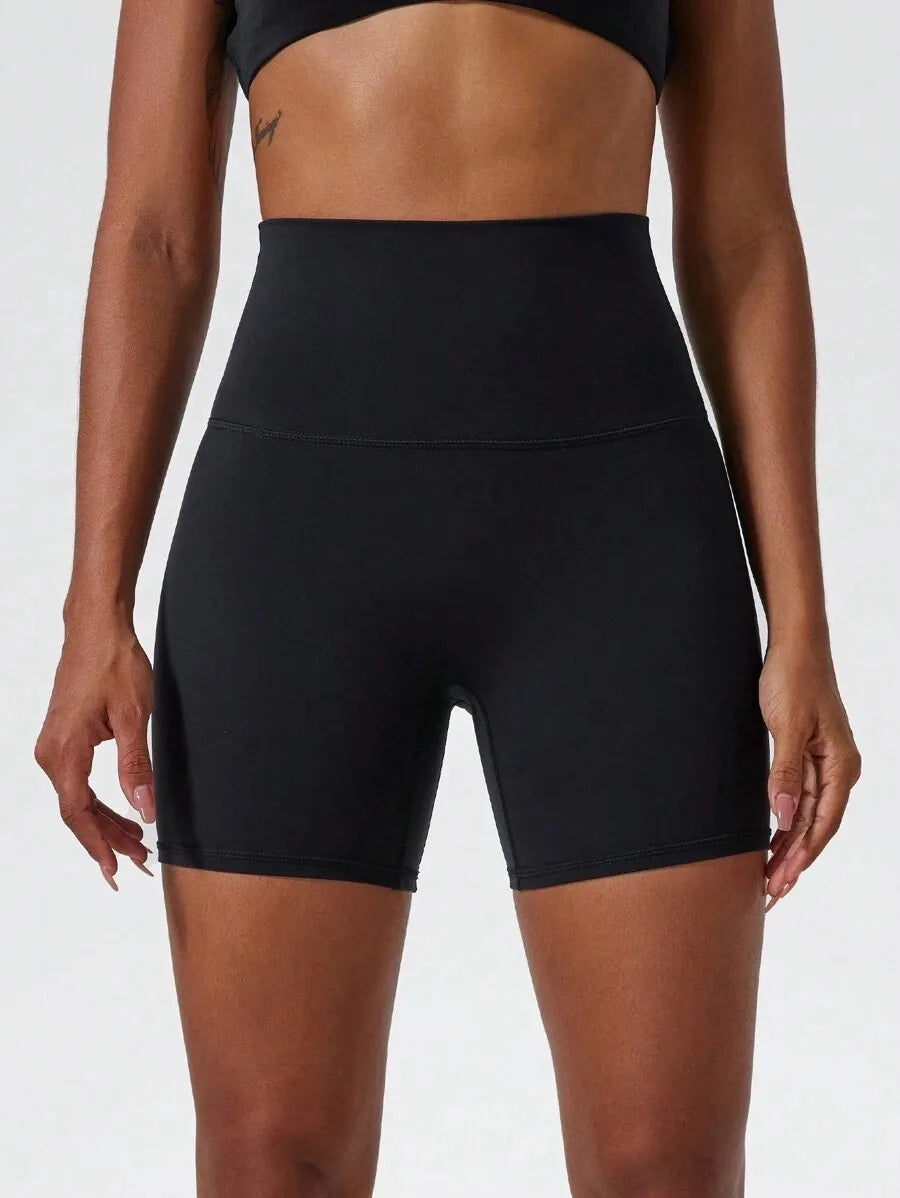 Women'S High-Waisted Stretchy Shorts - Slimming Summer Workout Shorts, Sexy Butt-Lifting Design, Casual and Versatile Styl