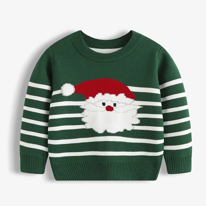 Winter Cartoon Knit Kids Pullover Sweater