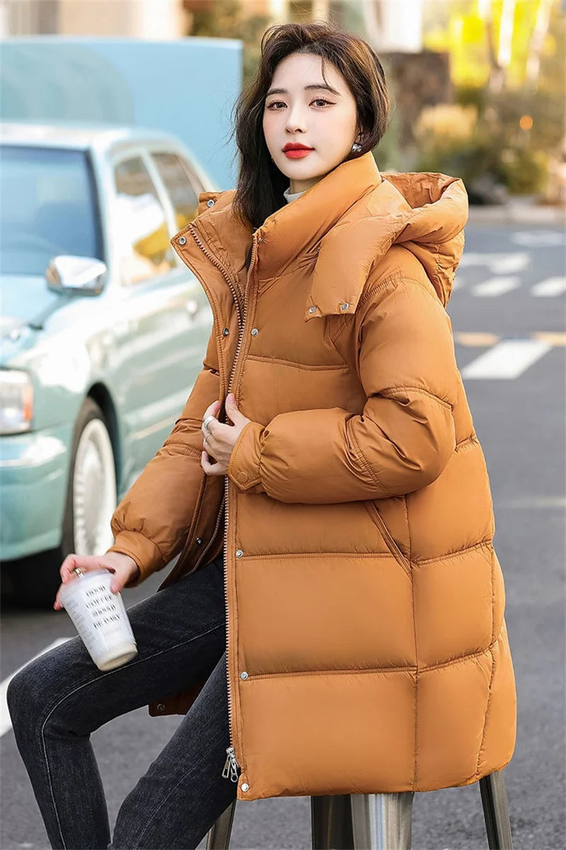 Warm Hooded Winter Padded Jacket